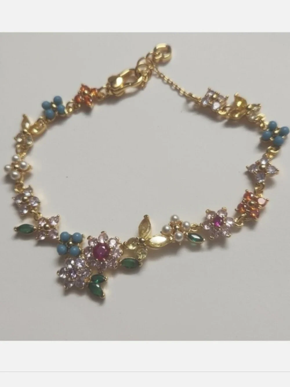KATE SPADE • New Bloom Flower Butterfly Bracelet NWT - Picture 5 of 5